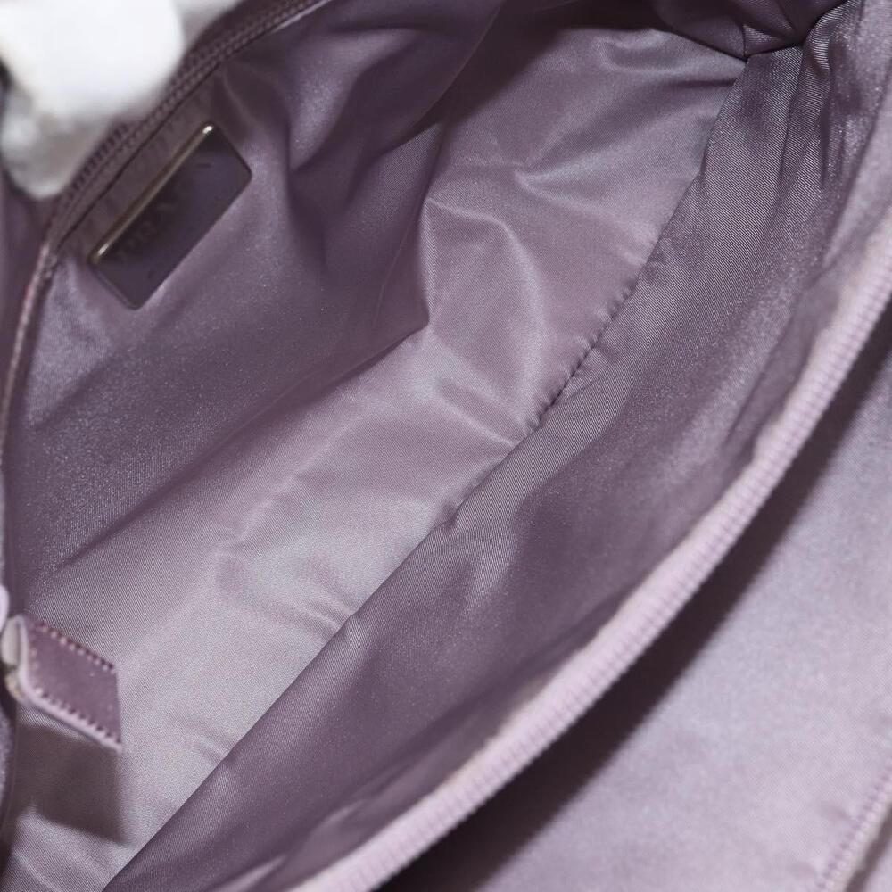 PRADA Hand Bag Nylon Lavende Silver Auth 159273 - Picture 10 of 16